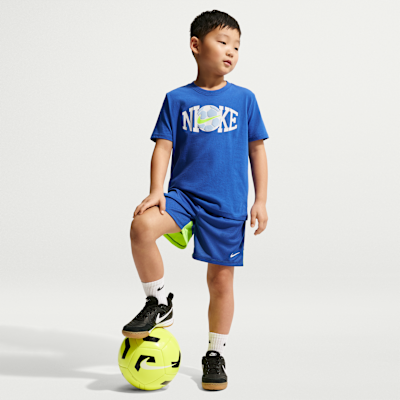 Nike Little Kids' Soccer Graphic T-Shirt and Shorts Set. Nike.com